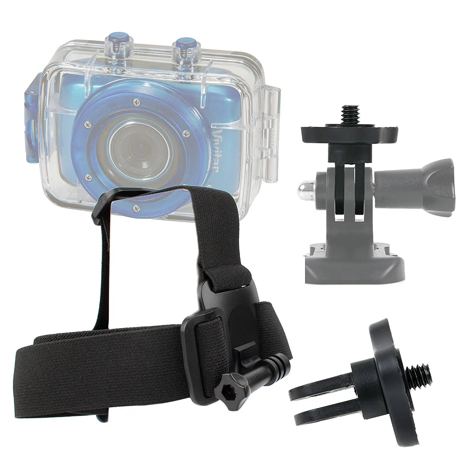 Buy DURAGADGET Vivitar Action Camera Helmet Mount AntiSlip