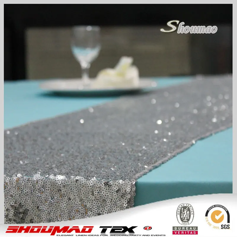 Silver Color Wedding Table Runners For Round Tables Buy Table Runners