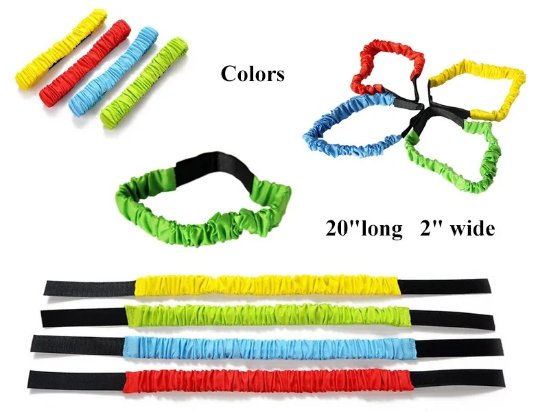 3 Legged Race Bands - 6pc Per Pack- Carnival Field Day Backyard Relay ...