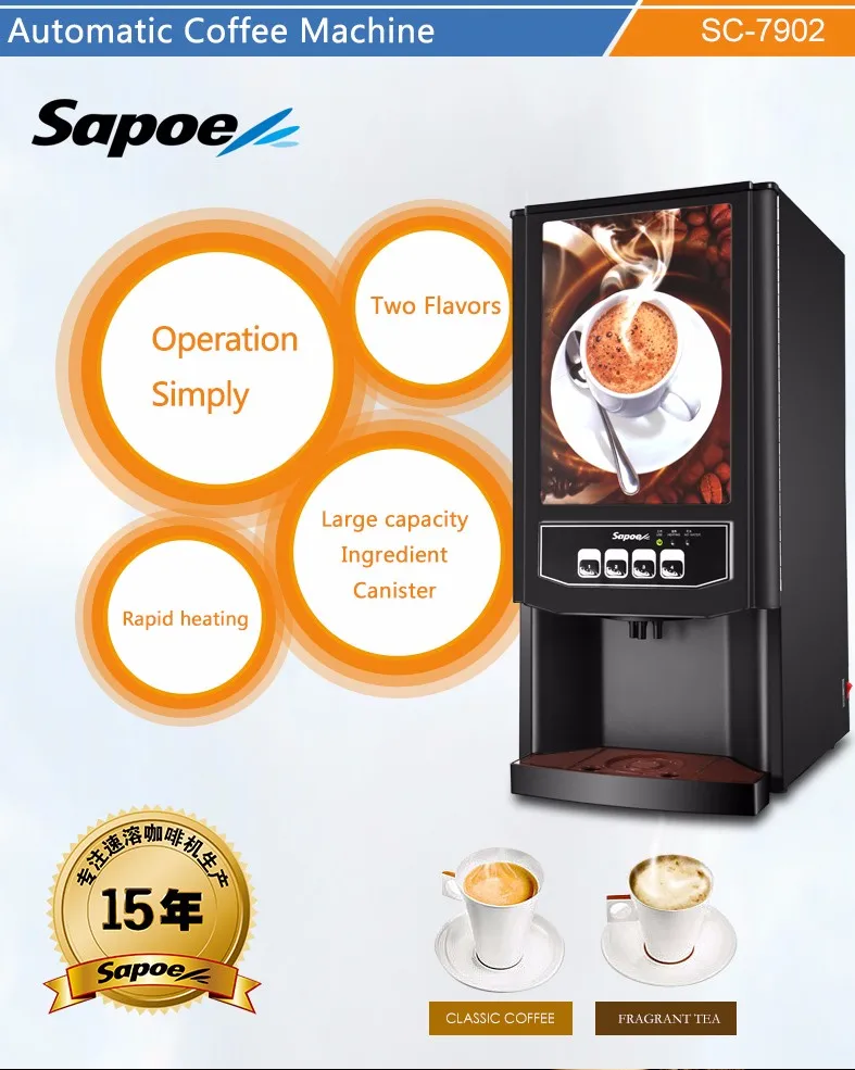 Sapoe Sc7902 Otomatik Kahve Makinesi 2 Içecek Buy Ekspres Kahve