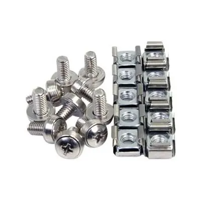 Aexit 100 Pcs Nuts 4mm x 25mm White Cross Head Cap Plastic Panel Nuts Fasteners Screws