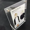 Modern Metal Bracket Creative Office Decoration Acrylic Photo Frame Wedding Glass Label Clip Frame