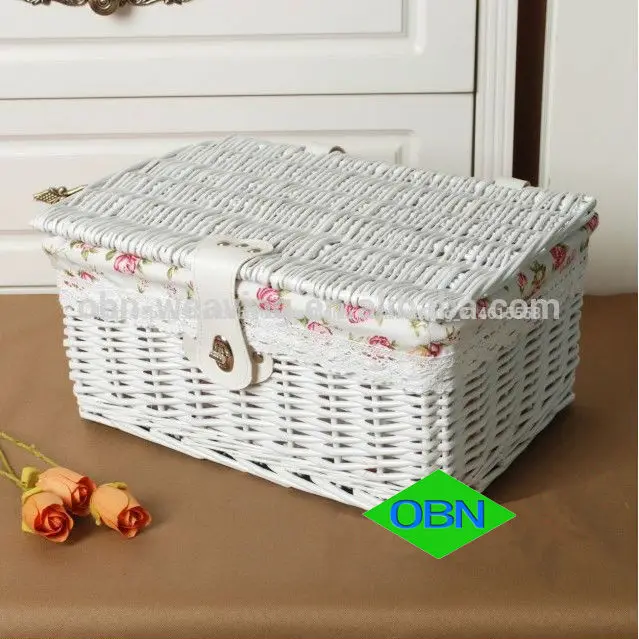 2014 caliente vender rota de mimbre cesta de almacenamiento-Cestas de