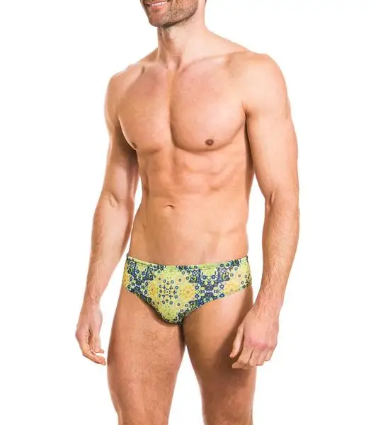 men's nylon swim briefs