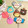 2018 Anime Cartoon Key Chain Cute Garfield Keychain Silicone Holder Key Ring Cap Key Cover