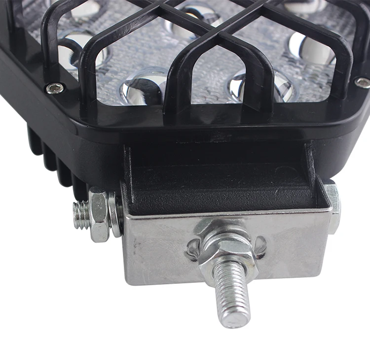 5 inch 48w LED Spot Work Light - Hexagon - 3800lm - 5D Spot - for Jeeps Trucks Offroad Tractor Military Style
