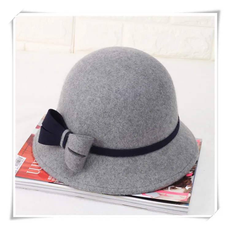 High Quality Wool Felt Church Hats Cloche Hat Women Hat