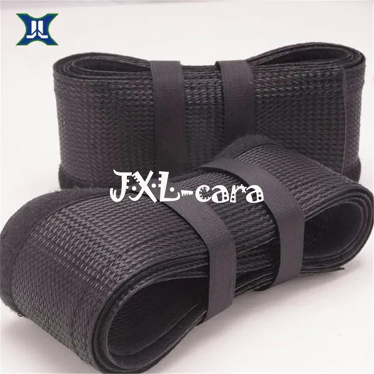 Self Closing Cable Wrap Sleeve Look&hook Split Braided Sleeve Lines ...