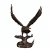 bronze eagle birds for sale, flying bird sculpture, garden decor metal birds