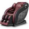 S L track airbag sofa 3D 4D zero gravity with back foot roller kneading health care bluetooth music relax body massage chair