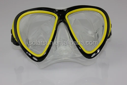 High quality silicone adult professional scuba diving mask/prices snorkeling dive