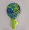 standard size neoprene pickleball paddle plastic wooden tennis table racket with balls