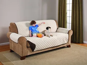 Chinese Supplier Wholesale Quilted Reversible Microsuede Sofa Slip