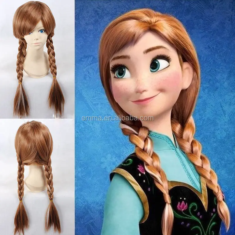 Hot New Products Anna Frozen Princess Snow Queen Elsa Wig Cosplay Wig W12020 Buy Frozen Elsa Wig Frozen Elsa Wig For Adult Snow Queen Wig Product On