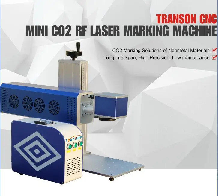 DAVI RF 30W Metal Tube Laser Marking Machine For Nonmetal Material