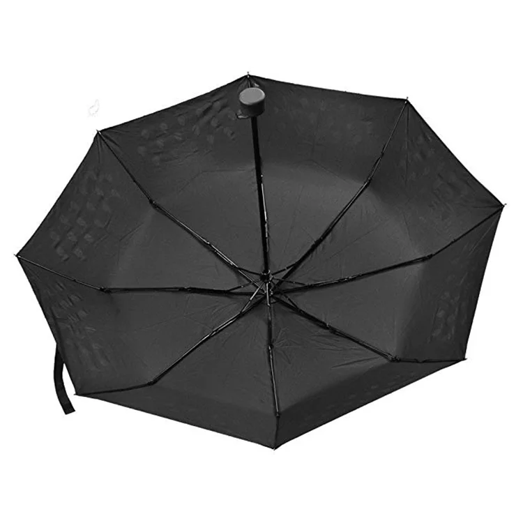 Compact Travel 3 Folding Pocket Size Umbrella Changing Color Buy