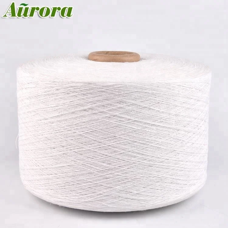 NE10S,NE12S CVC Cheap price white weaving yarn manufacturer cotton polyester yarn for weaving fabric factory