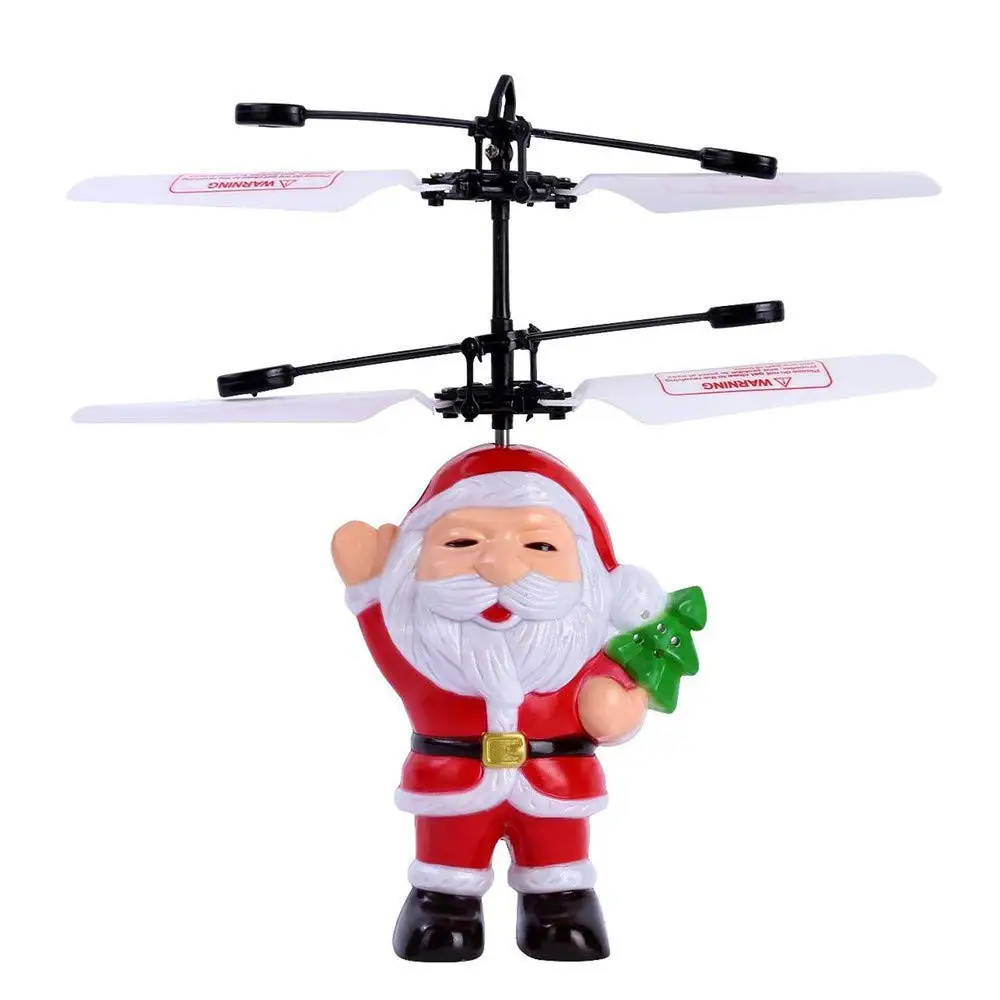 Get Quotations C2 B7 Goodtrade81 Santa Claus Aircraft Led Light Electric Infrared Sensor Flying Ball Father Christmas Helicopter Toys Get Quotations C2 B7 Goodtrade81 Santa Claus Aircraft Led Light Electric Infrared Sensor Flying Ball Father Christmas Helicopter Toys