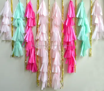 New Paper Party Decoration Ideas Pink 