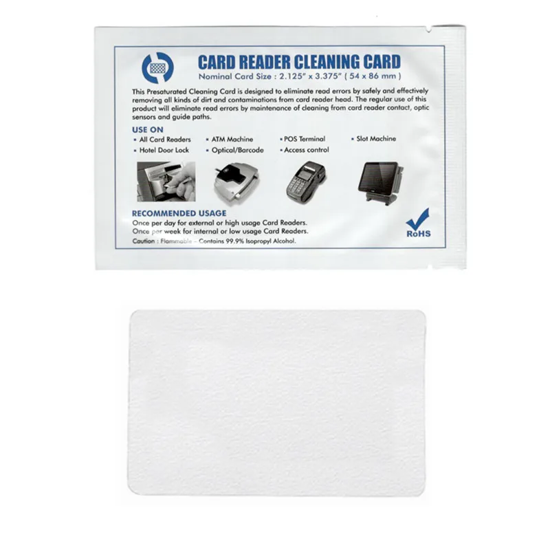 Card Reader Cleaning Card Cr80 For Atm/pos/slot Machine - Buy Card ...