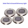 GreenLighting Solar Flat In-Ground Driveway Light Set 4 Pack