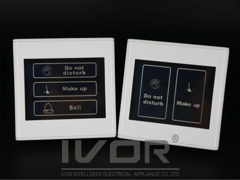 Ivor High Voltage Smart Hotel Doorbell With Do Not Disturb,Clear Room
