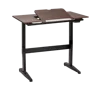 Gas spring adjustable height standing ergonomic office desk