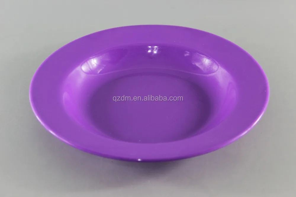 9 Inch Melamine Soup Plate/Purple Deep Plate