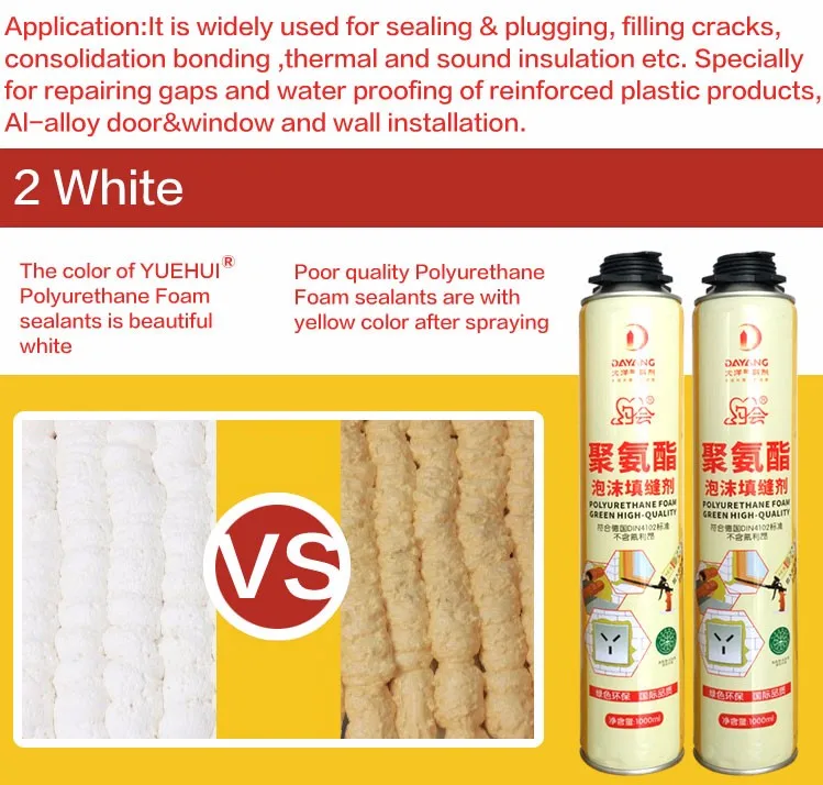 High Performance One Component Expanding Polyurethane Spray Foam Buy