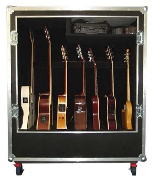 Aluminium Universal Electric Guitar Hard Flight Case With Velvet Lining