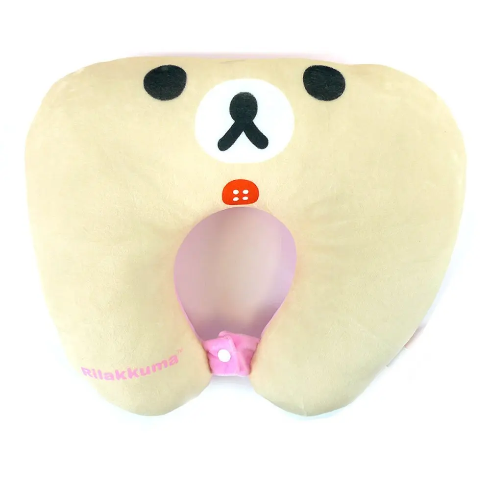 Buy San X Rilakkuma Neck Cushion Travel Pillow With A Snap