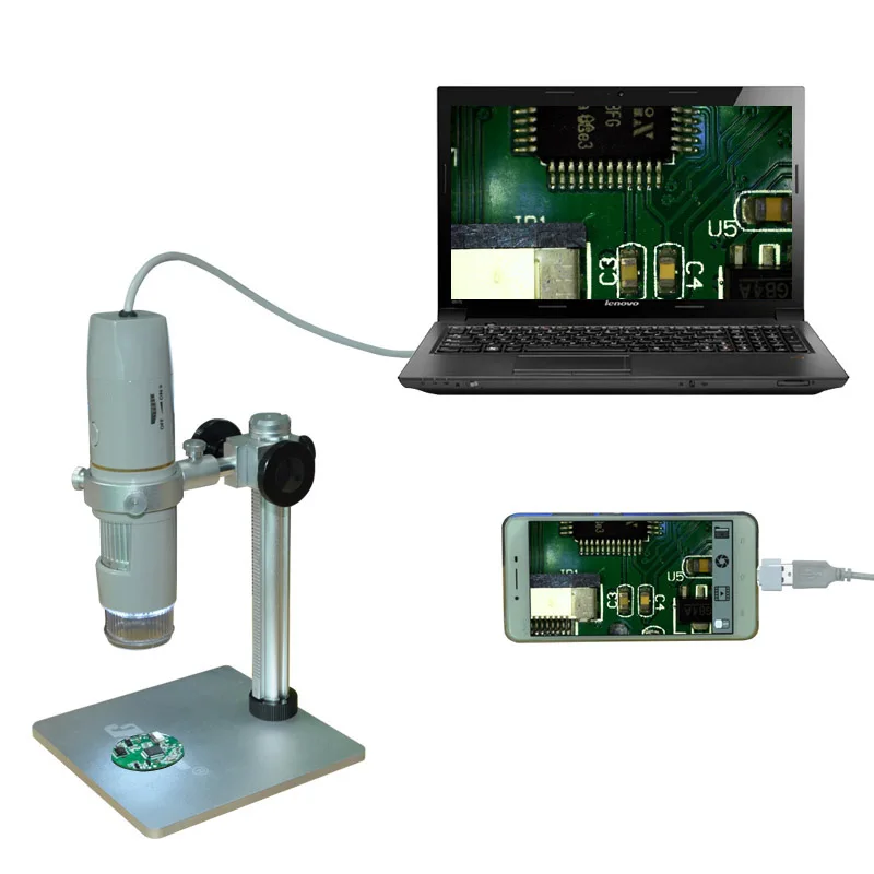 Polarizing Usb Microscope 500x Camera Remove Reflection Light Digital ...