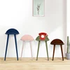 Creative and Colorful Wooden Folding Round End Table