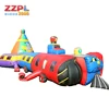 ZZPL Inflatable Fun Tunnel kids Inflatable Caterpillar Obstacle Tunnel for toddlers
