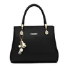 2019 new style hot selling fashionnal woman shoulder leather PU handbags,PU desinge wholesale leather handbags