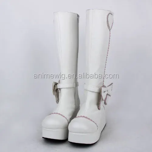 white leather boots ladies
