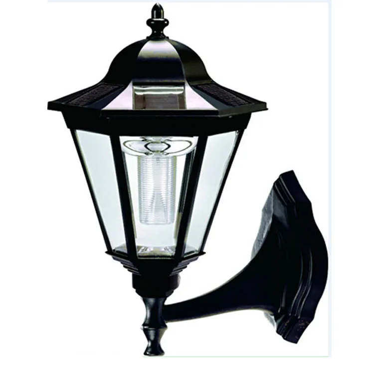 outdoor decoration irradiate solar led wall light metal solar