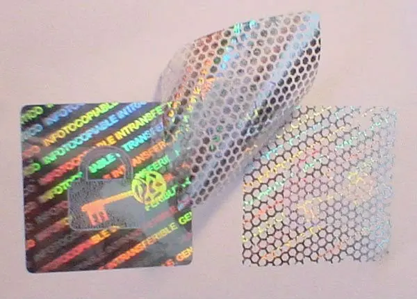 Rainbow number stickers hologram wholesale