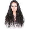 Wholesale Black Virgin Mongolian 100 Human Hair Free Part Lace Wigs Long