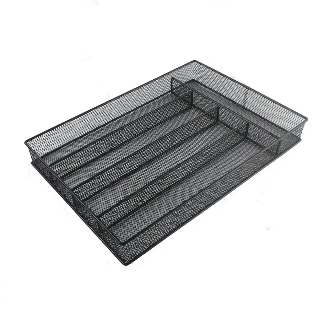 Metal Cutlery Holder Indrawer Kitchen Metal Mesh Utensil Flatware