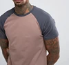 High Quality Cotton Blend Raglan Sleeves Extra Long Line Custom Men'S T Shirt Wholesale China