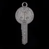 Hot Sell Saint Benedict Medal Pendant Key Chain Jesus Ring medal