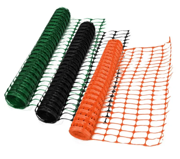 Yellow Or Orange Barrier Fencing Plastic Fence Mesh Netting 50m Roll ...