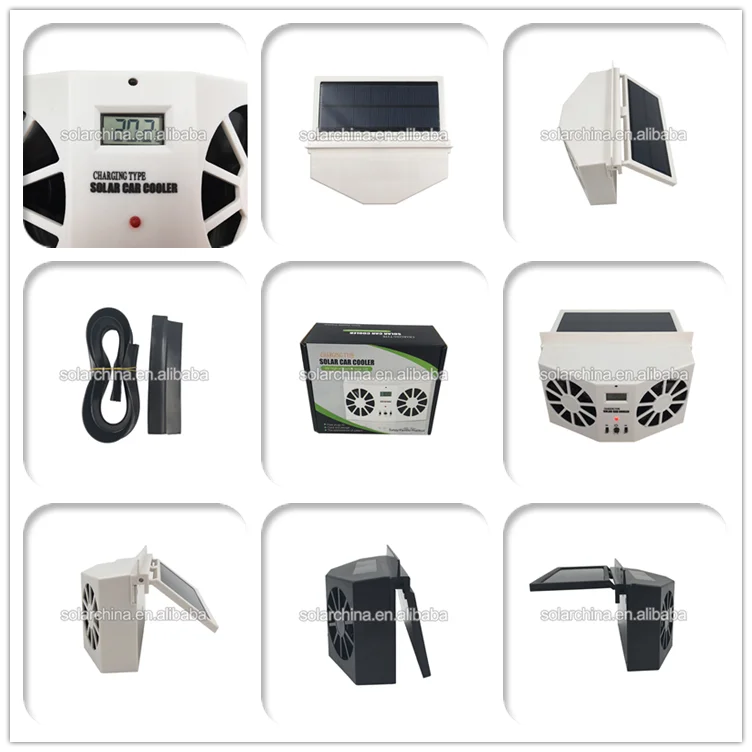 Auto Cool Solar Power Car Fan Small Size Solar Car Fan Cooler Buy