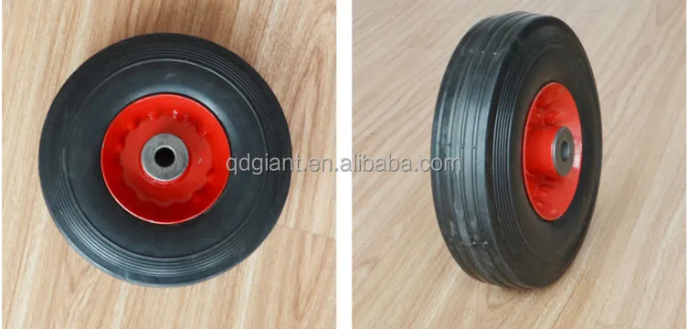 Solid rubber wheel SR1506 8X2.5,6'',10'',12'',14'',15'',16''