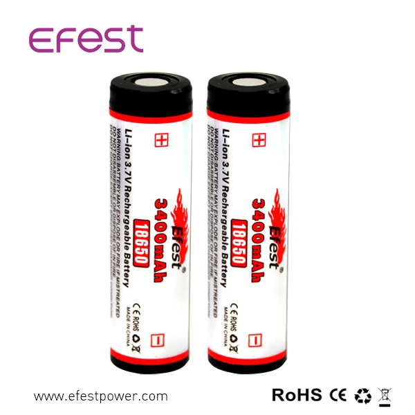 Flat top Japan 3.7v Rechargeable Li-ion Battery, Ncr18650b 3400mah 18650 NCR 18650b Battery Cell