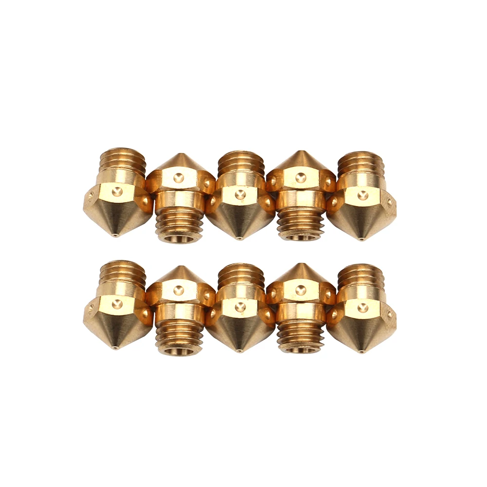 Mk10 Nozzle For Hotend Kit Mk10 Brass Nozzle M7 3d Printer Brass Mk10 Nozzle Mk 3d Printer Parts 9664