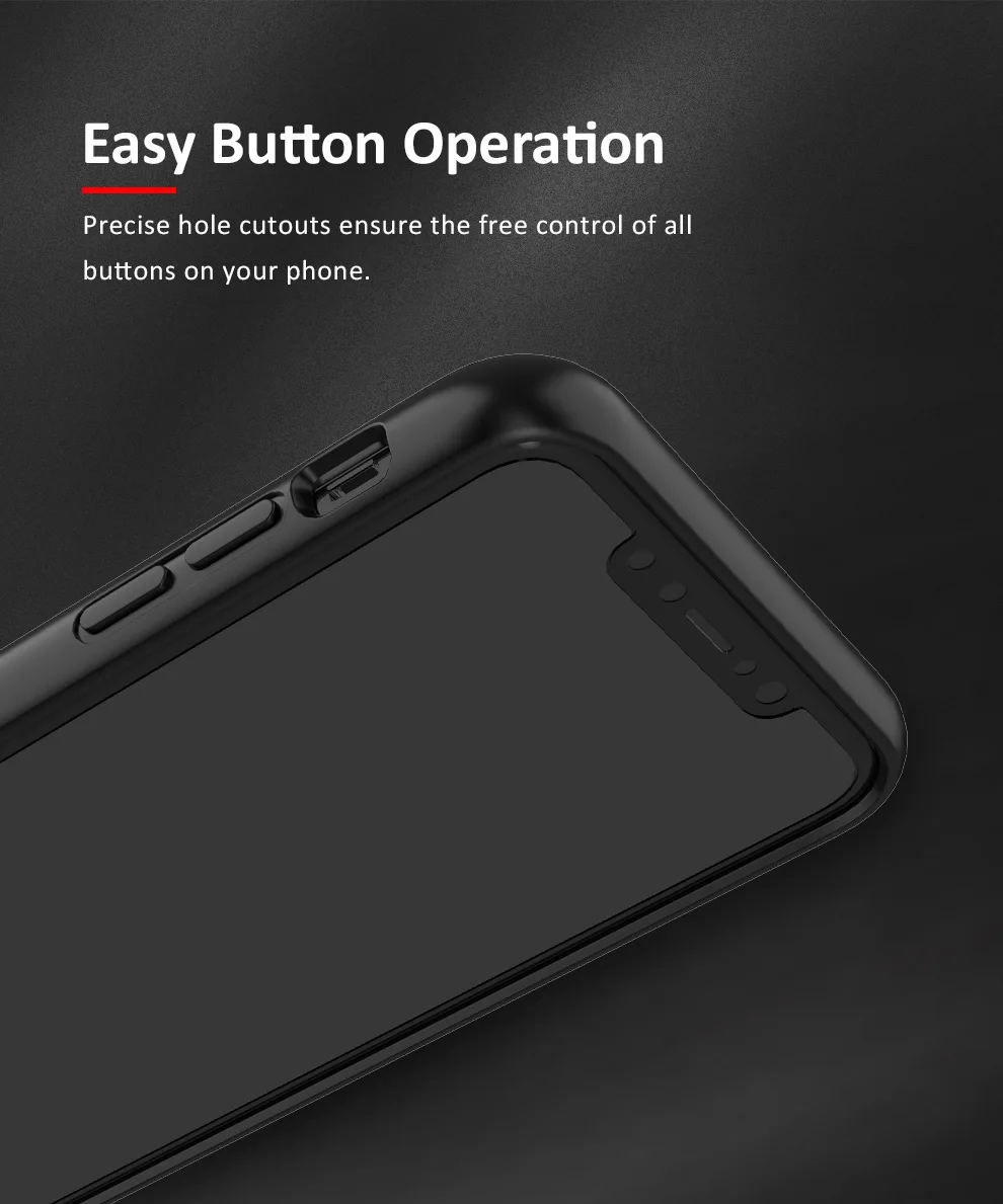 Military Grade SGS anti-drop mobile phone accessories shell for iPhone X Xs