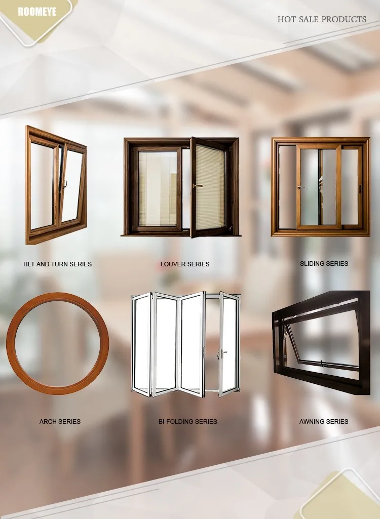 wood clad aluminium  tilt & turn windows wooden latest window