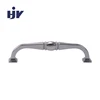 HJY Zinc Alloy Smooth Black Nickel Barn Pull Wood Door One-Side Handles Bedroom Furniture Drawer Pulls